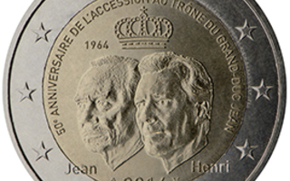 2€ Juhlaraha Luxemburg 2014 Grand-Duke Jean