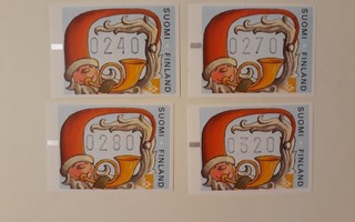 1997  FRAMA ATM33 Tonttu sarja (4)  ++