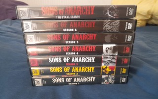 Sons of anarchy kaudet 1-7 dvd