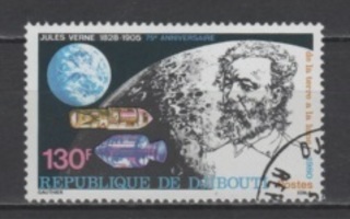 (SA0374) DJIBOUTI, 1980 (Jules Verne). Mi # 284. Used