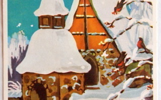 Mirja Vänni joulukortti 1964