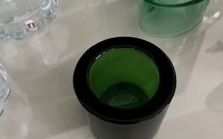 Marimekko Iittala tummanvihreä Kivi kynttilälyhty