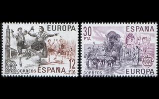 Espanja 2498-9 ** Europa (1981)