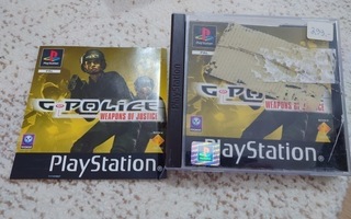 G-Police weapons of justice  ps1 cib nordic