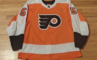 Philadelphia Flyers game worn pelipaita #5 Clendening