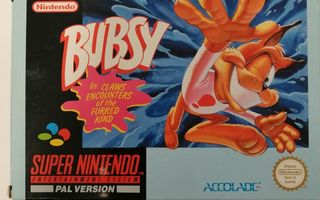 Bubsy (CIB) (NOE) (GER) SNES (Käytetty)