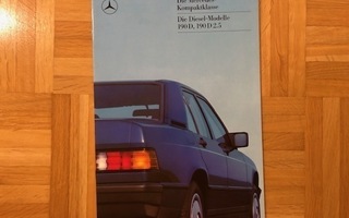 Esite Mercedes W201 190 D / 190 D 2.5, 1986/1987