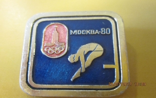 Venäläinen neulamerkki Moskova 1980