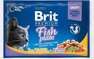 BRIT Premium Cat Fish Plate - kissan märkäruoka 