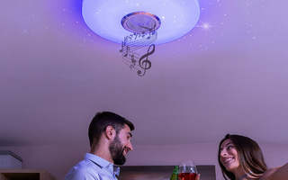 LED-kattovalaisin Kaiuttimella Lumavox InnovaGoods