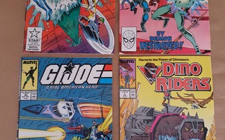 Sarjakuvakirja 4 Marvel Comics Gi Joe Dino Riders