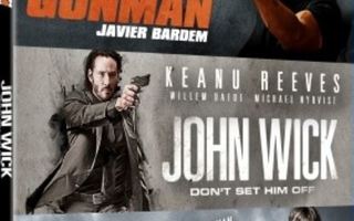John Wick/Gunman/No Escape 3 x Blu-ray suomitekstit