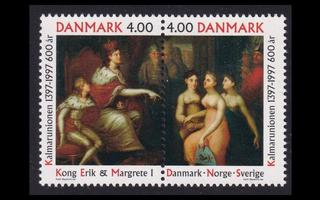 Tanska 1153-4p ** Kalmarinunioni 600v (1997)