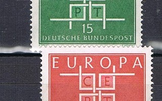 L-Saksa 1963 - Europa CEPT  ++