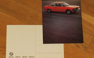 1976 BMW 300 -sarja postikortti - KUIN UUSI