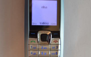 Nokia 2610 vaaleansininen uusilla alkuperäis kuorillla