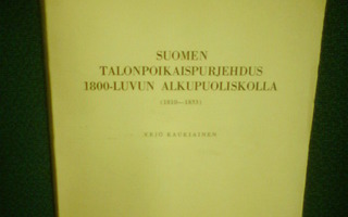 SUOMEN TALONPOIKAISPURJEHDUS 1800-LUVUN ALKUPUOLISKOLLA