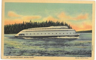 Laiva USA Kalakala-puget Sound Ferry