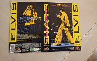 Elvis kiertueella VHS kansipaperi / kansilehti