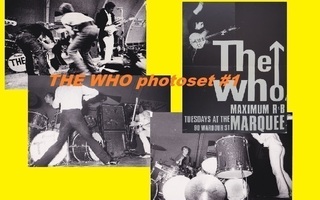 THE WHO --- valokuva 4kpl   9cm x 13cm