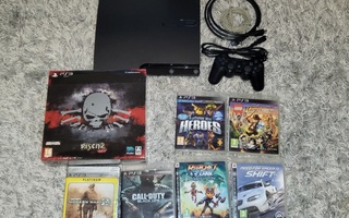 PS3 SLIM 120GB JA PELEJÄ