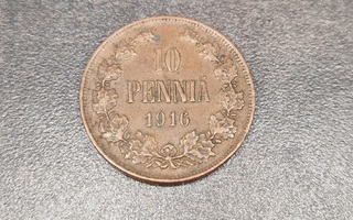 10 Penniä 1916