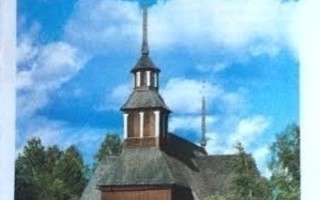 Keuruun vanha kirkko taitettava esite 1994