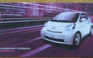 2009 Toyota iQ 3-ulotteinen 3D postikortti - ERIKOINEN