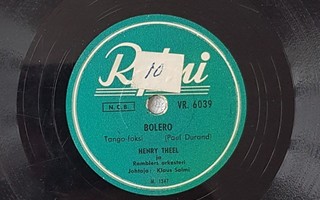 Savikiekko 1950 - Henry Theel & Eero Väre - Rytmi VR 6039