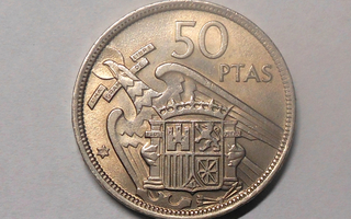 Spain. 50  pesetas 1957(58).
