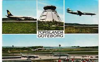 Göteborgin lentokenttä ja lentokoneet - kortti