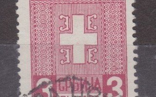 Saksa  reich Saksan posti Serbiassa dienst Mi 1