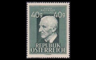 Itävalta 941 ** Säveltäjä Anton Bruckner (1949)