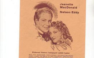 Elokuva, ohjelmat, 4 kpl., 1936 ja 1940 lukua.