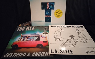 The klf - the white room LP + James brown is dead