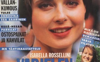 Me Naiset n:o 25 1990 Isabella. Esa. Johanna. Turkan.