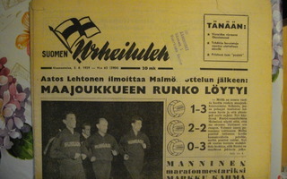 Suomen Urheilulehti Nro 62/1959 (27.9)
