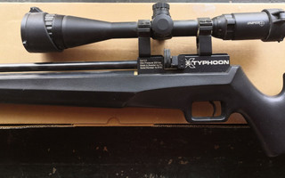 PCP-ilmakivääri , FXairguns Typhoon 5,5mm  + kiikaritähtäin