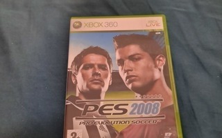 PES 2008 Xbox360 peli