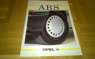 Esite Opel ABS-jarrujärjestelmä, noin 1988