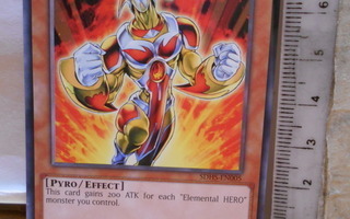 Yu-Gi-Oh hirviö Elemental HERO Heat 1st edition