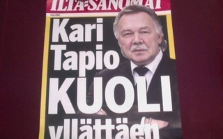 Kari Tapio kuoli yllättäen