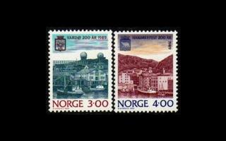 Norja 1015-6 ** Vardo ja Hammerfest 200v (1989)