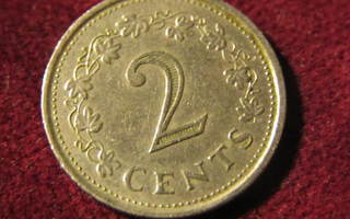 2 cents 1972 Malta