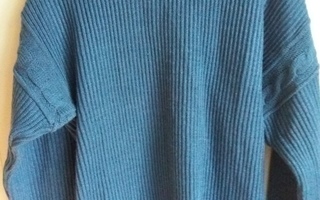 Neulepusero sininen M kuvioneuletta