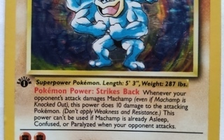 MACHAMP HOLO 1ST EDITION - 1995