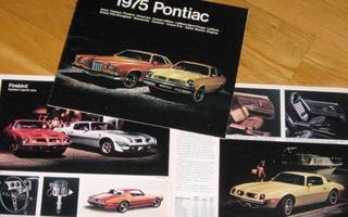 1975 Pontiac mallisto esite - 20 siv - Firebird