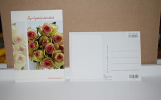 postikortti ruusu syntymäpäivänä onnittelumme