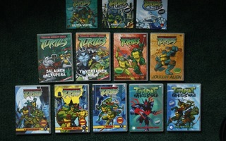 Teenage Mutant Ninja Turtles DVD paketti 13 kpl DVD
