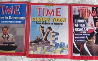 TIME lehtiä 7 kpl vuodelta 1985